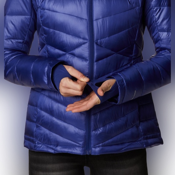 Columbia Women’s Joy Peak™ Hooded Jacket⎢DarkBlue⎢Small - Picture 8 of 8